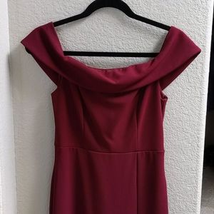 Maroon Lulu's Long Dress